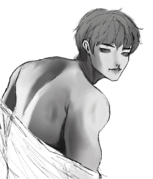 a waist shot like this would be $20 - $40 ranging on how detailed it is